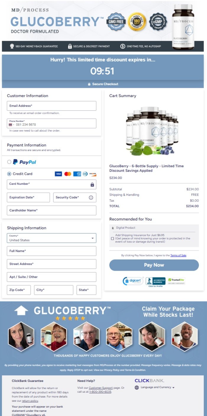 GlucoBerry Order Now